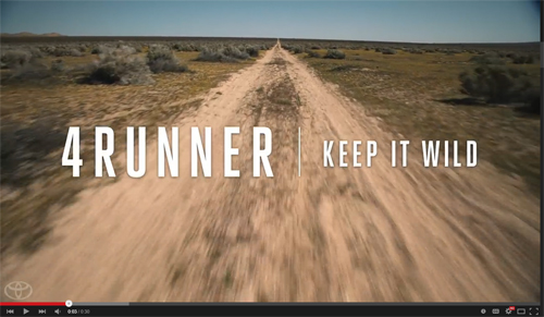 Keep it Wild Toyota 4Runner videos