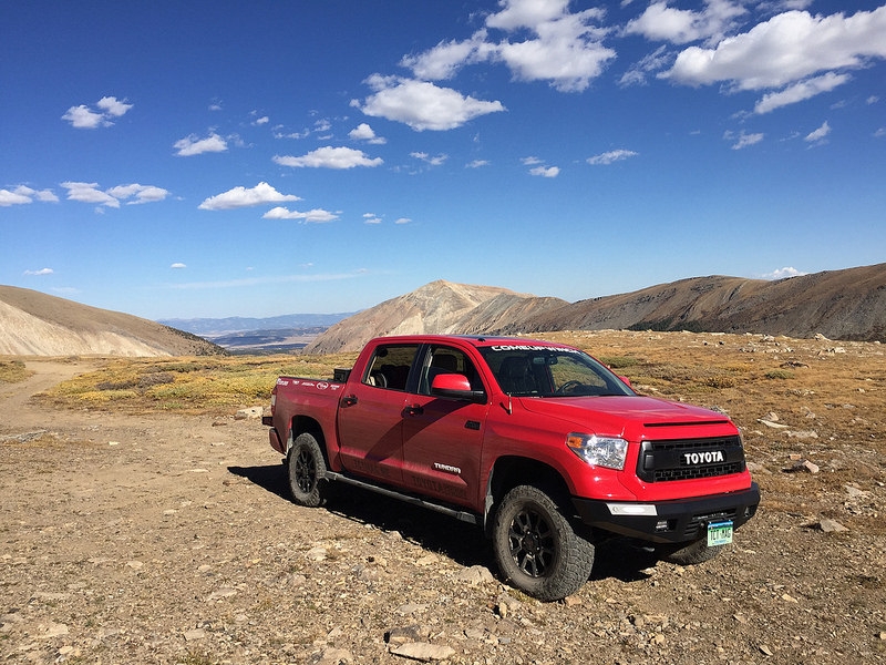 TCT Explorer Tundra in mountains above South Park, Colorado