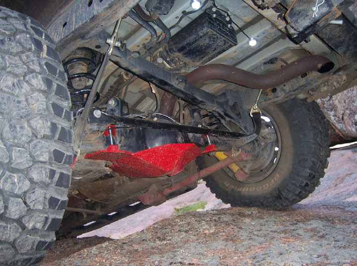 Rear Differential Skid from Outrider Suspension Armor