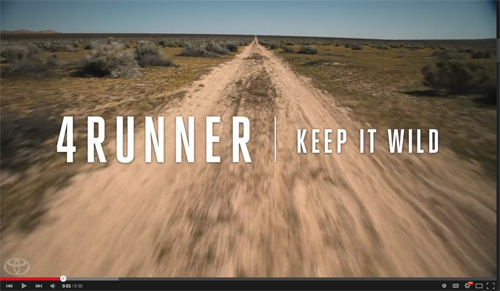 Toyota 4Runner Keep It Wild Videos