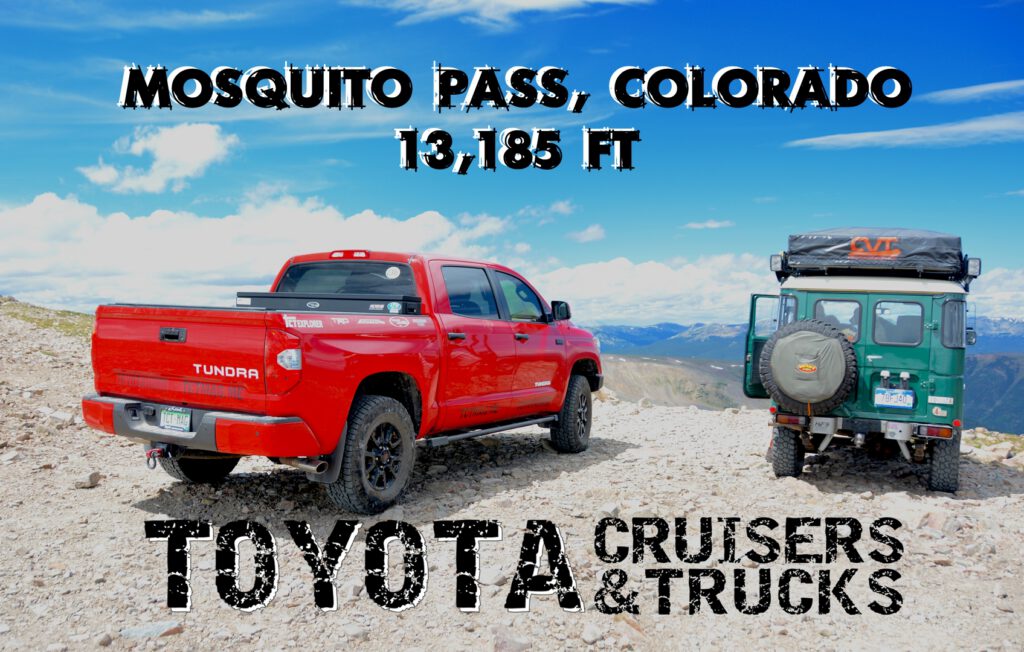 TVOTW: Tundra + FJ-40 Land Cruiser on Mosquito Pass