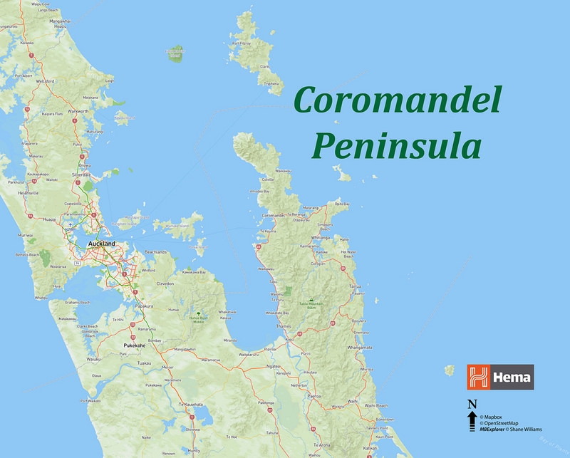 New Zealand’s Coromandel Peninsula