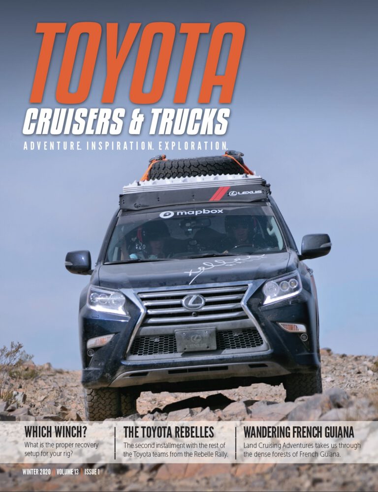 Winter 2020 | Rebelle Rally Toyotas, French Guiana, Which Winch, Lexus GX Suspension
