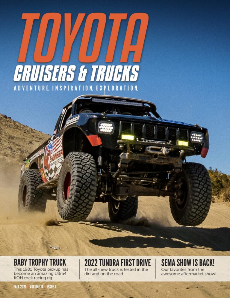 Fall 2021 | Toyota Race Truck, SEMA 2021, El Camino del Diablo, 2022 Tundra First Drive